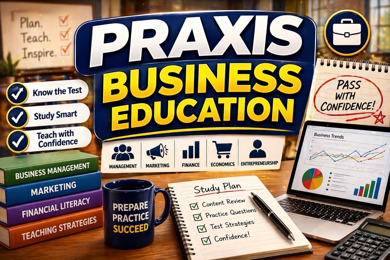 Praxis Business Education tutoring - pass the 5101 exam with strategy-based prep