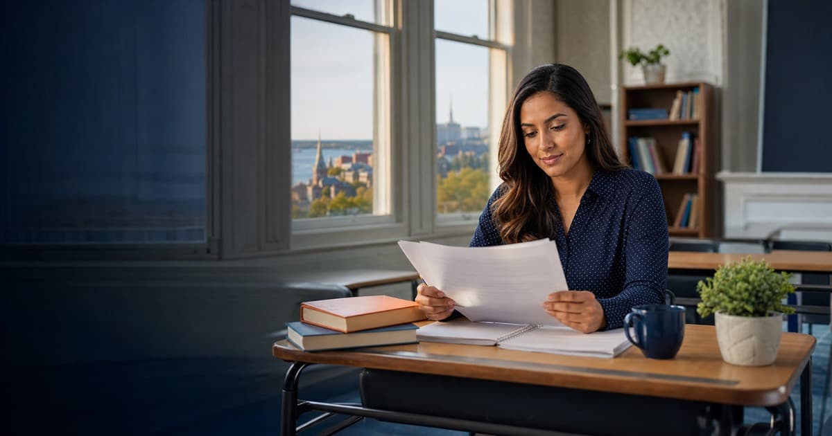 Rhode Island teacher candidate preparing for a Praxis exam